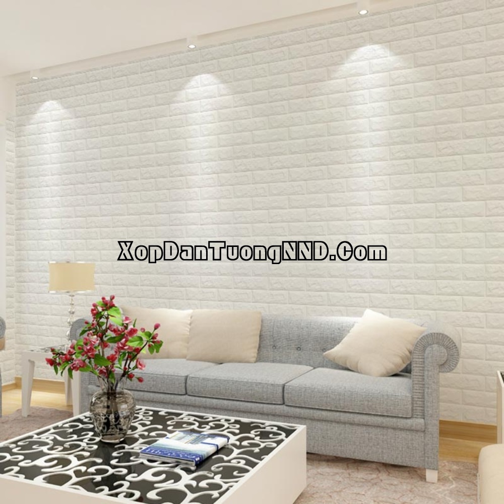 Xốp dán tường là sản phẩm phổ thông nhất và cũng là loại xốp dán tường có giá thành rẻ nhất