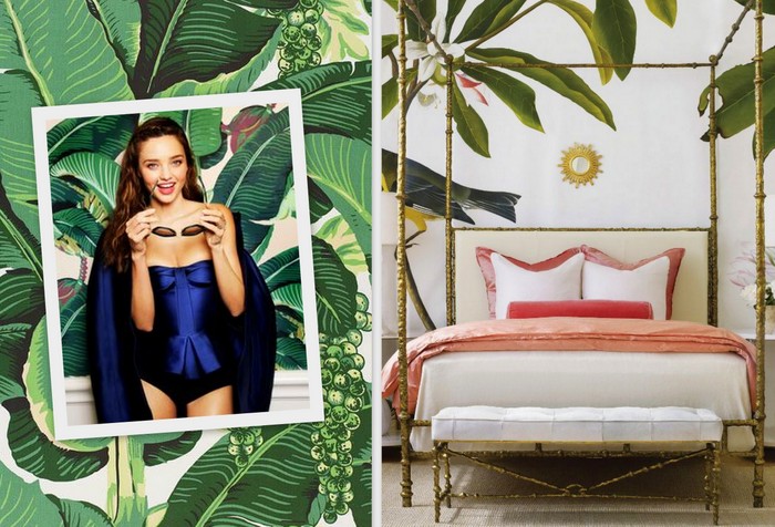 Phòng ngủ lá chuối phong cách Tropica